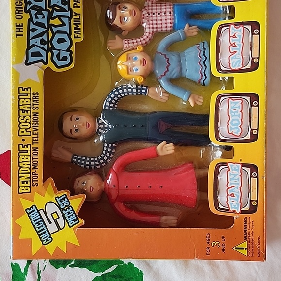 Other Vintage Collectible Davey And Goliath Doll Set Christian Toys